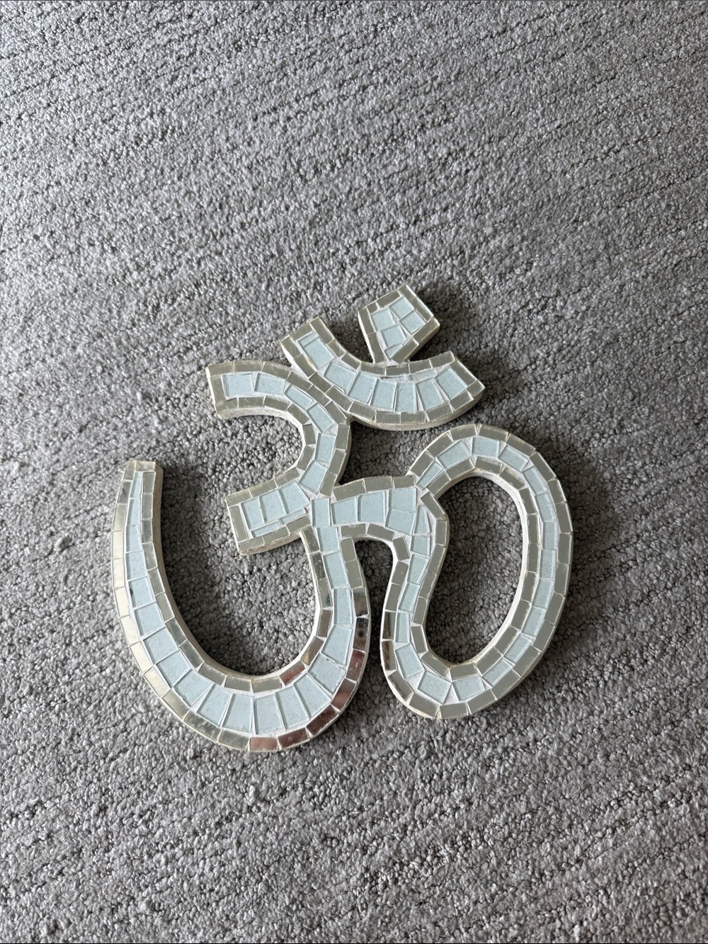 Mosaic Om Symbol wall art